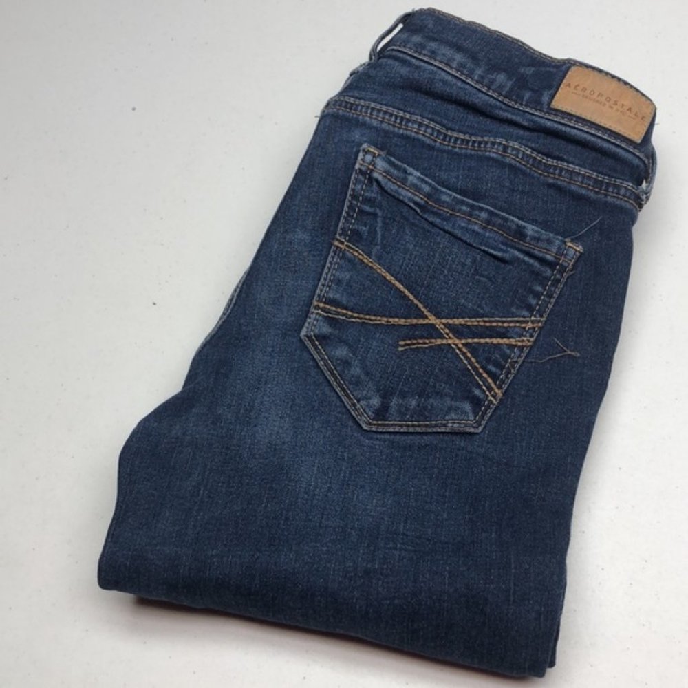 AEROPOSTALE STRETCH SKINNY JEANS 0/25x28 🇺🇸